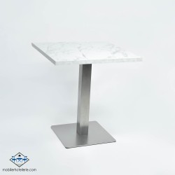 TABLE NOEL INOX BASE 45X45 CM pas cher. Acheter Tables avec pied ce...
