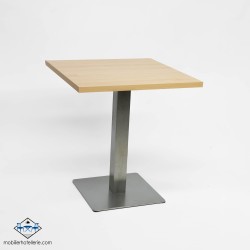 TABLE NOEL INOX BASE 45X45 CM pas cher. Acheter Tables avec pied ce...