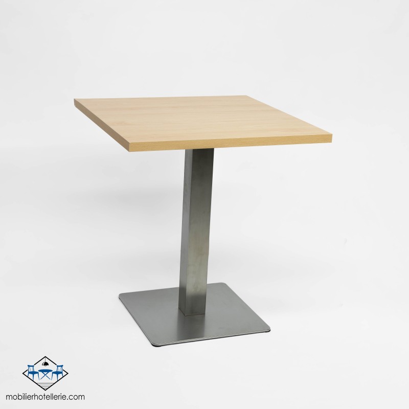 TABLE NOEL INOX BASE 45X45 CM pas cher. Acheter Tables avec pied ce...