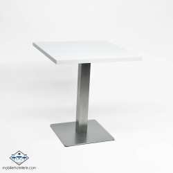 TABLE NOEL INOX BASE 45X45 CM pas cher. Acheter Tables avec pied ce...