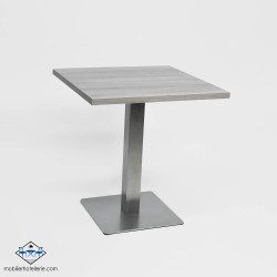 TABLE NOEL INOX BASE 45X45 CM pas cher. Acheter Tables avec pied ce...