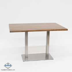 TABLE NOEL DOUBLE INOX BASE 75X40 CM pas cher. Acheter Tables avec ...