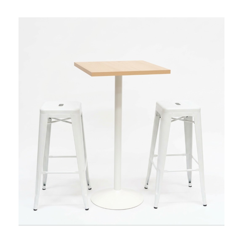 Acheter des tabourets Mix en métal + table haute F