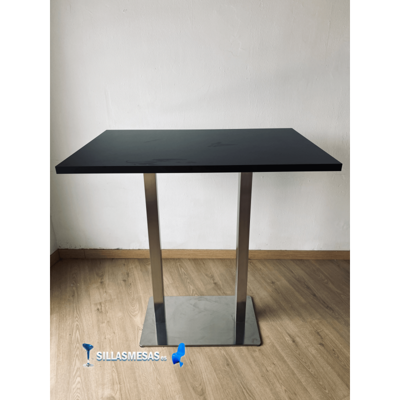 Table Haute NOEL DOBLE INOX BASE 75X40 pas cher. Acheter Tables Hau...