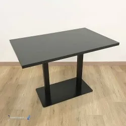 Table Noël à double pied central en aluminium : achat