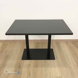 Table Noël à double pied central en aluminium : achat