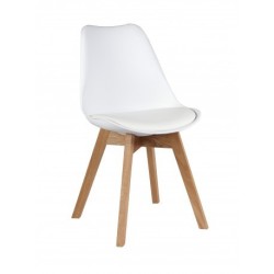 CHAISE TULIP BLANC