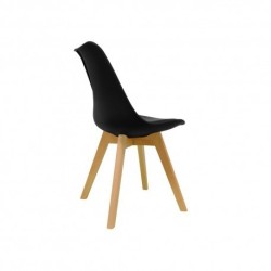 CHAISE TULIP NOIRE