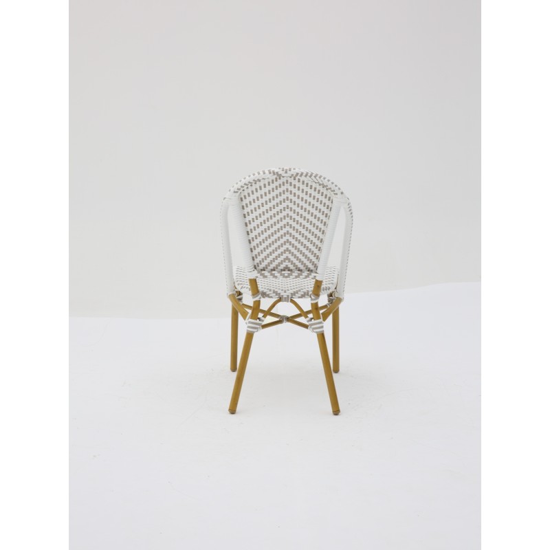 Chaise Parisien pour Hotellerie Gris et Blanc pas cher. Acheter Cha...