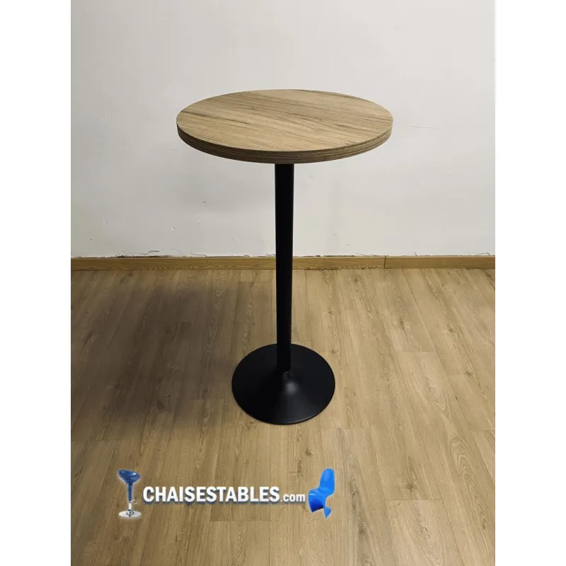 Armature table Haute F pied Noir