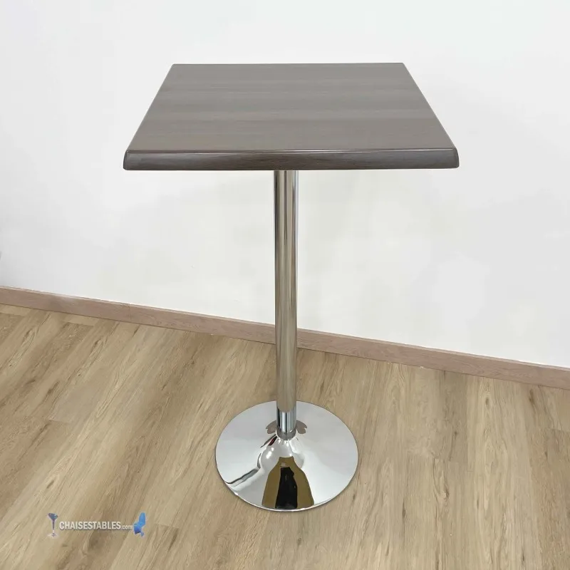 Table Haute F chrome Exterieur pas cher. Acheter Tables Hautes Ta...