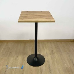 Table Haute F Pied Noir