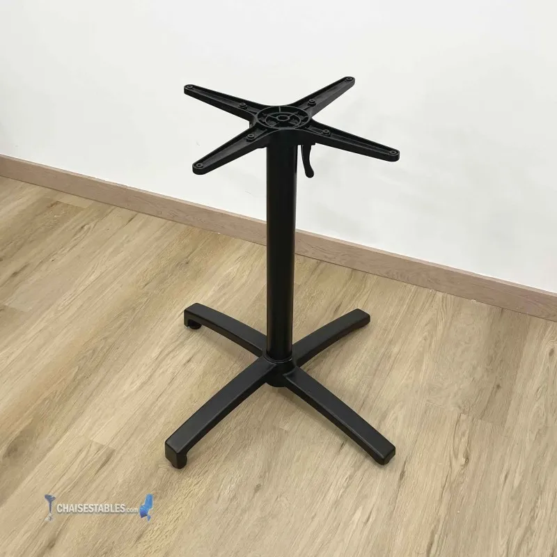 Armature de Table Abattable Cromo Noir pas cher. Acheter Pieds de ...