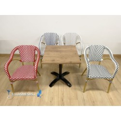 Fauteuil Parisien Pour Hotellerie Vert et Blanc pas cher. Acheter F...