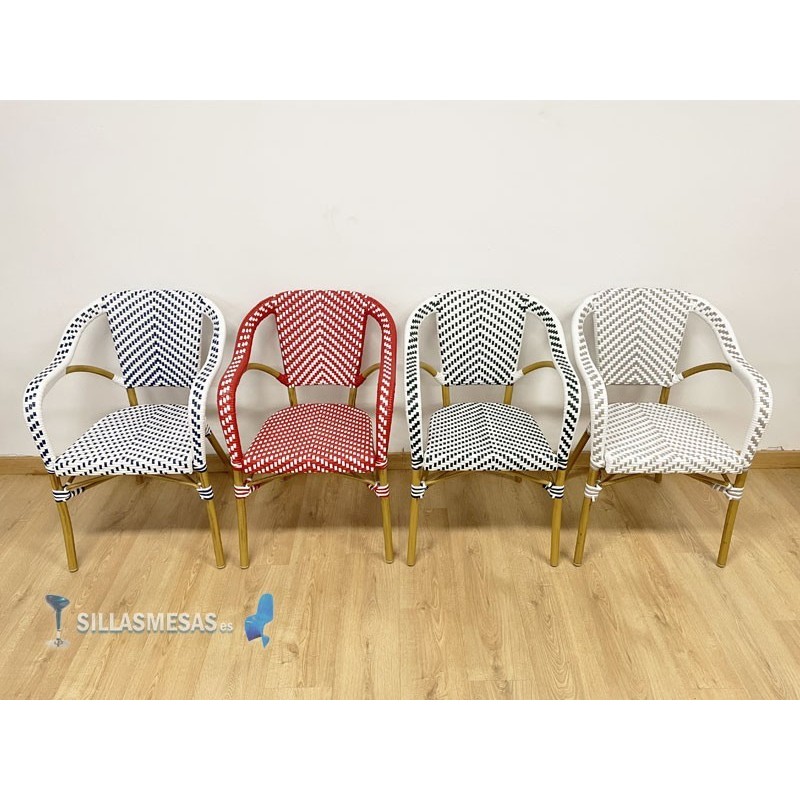 Fauteuil Parisien Pour Hotellerie Vert et Blanc pas cher. Acheter F...