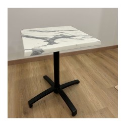 Table pliante CROMO avec base noire pas cher. Acheter Tables extéri...