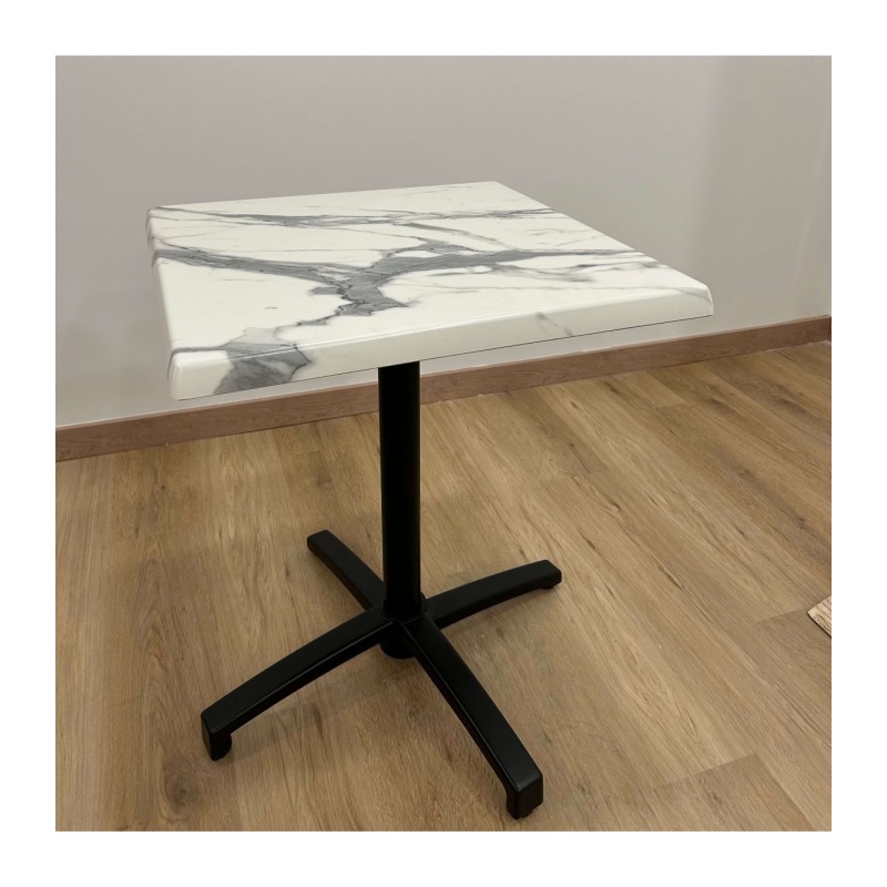Table pliante CROMO avec base noire pas cher. Acheter Tables extéri...
