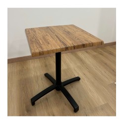 Table pliante CROMO avec base noire pas cher. Acheter Tables extéri...