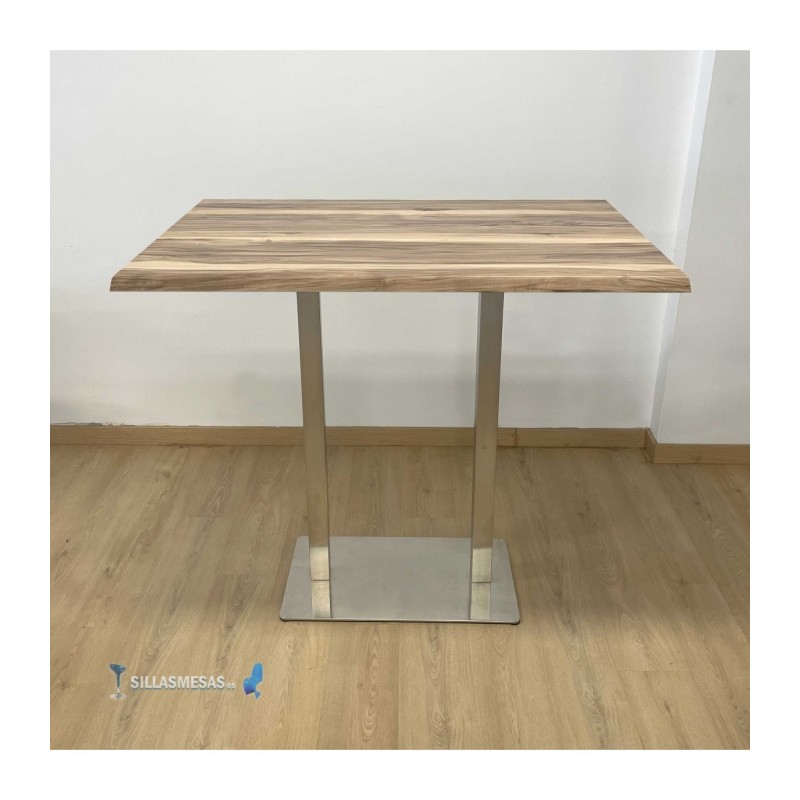Table haute NOEL DOUBLE INOX EXTERIEUR