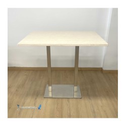 Table haute NOEL DOUBLE INOX EXTERIEUR
