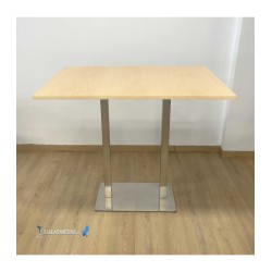 Table haute NOEL DOUBLE INOX EXTERIEUR