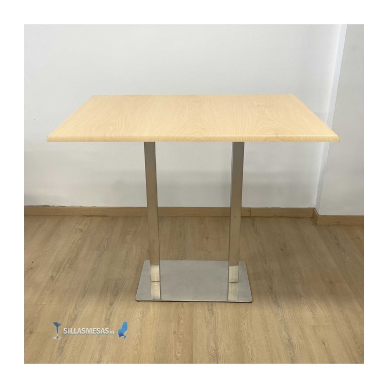 Table haute NOEL DOUBLE INOX EXTERIEUR