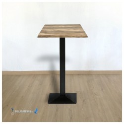 Table haute Piramide : design élégante pour terrasse