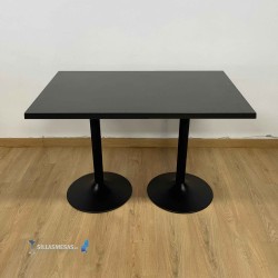 Table F DOUBLE INTERIEUR pied noir