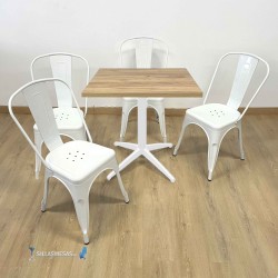 Chaise MIX BLANC