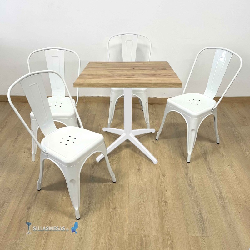 Chaise MIX BLANC