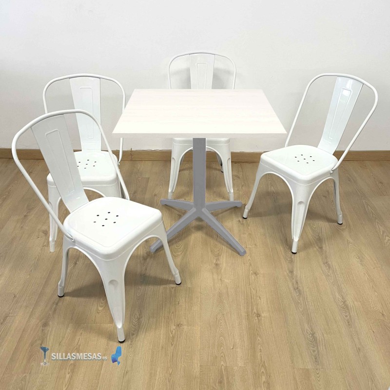 Chaise MIX BLANC