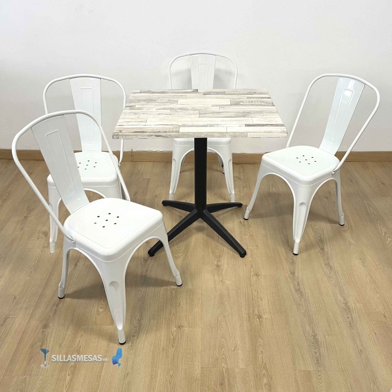 Chaise MIX BLANC