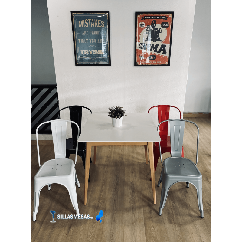 Chaise MIX BLANC