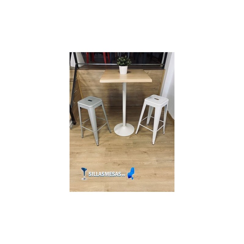 Tabouret MIX BLANC