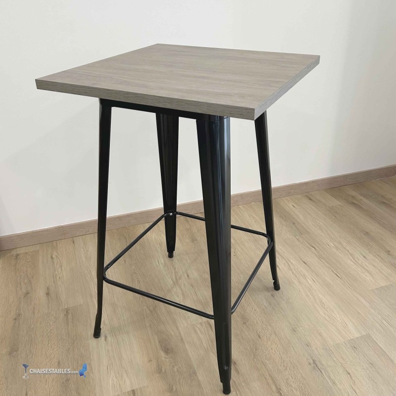 Table HAUTE MIX NOIR INTERIEUR