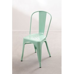 CONJOINTE 4 chaises MIX et 1 table F CARRE INTERIEUR