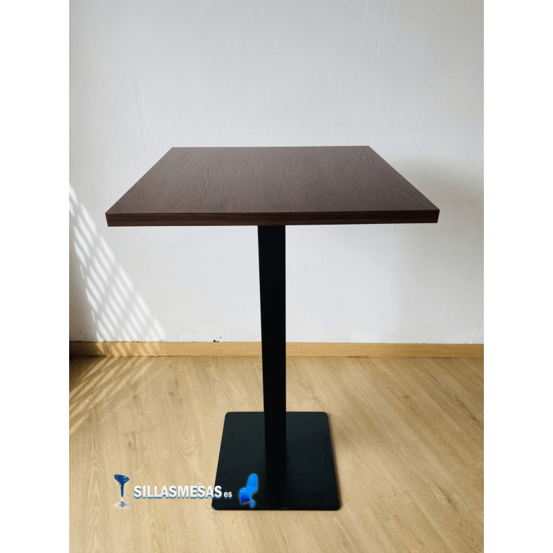 Conjointe de 2 tabourets MIX assise en bois et 1 table haute NOEL INTERIEUR