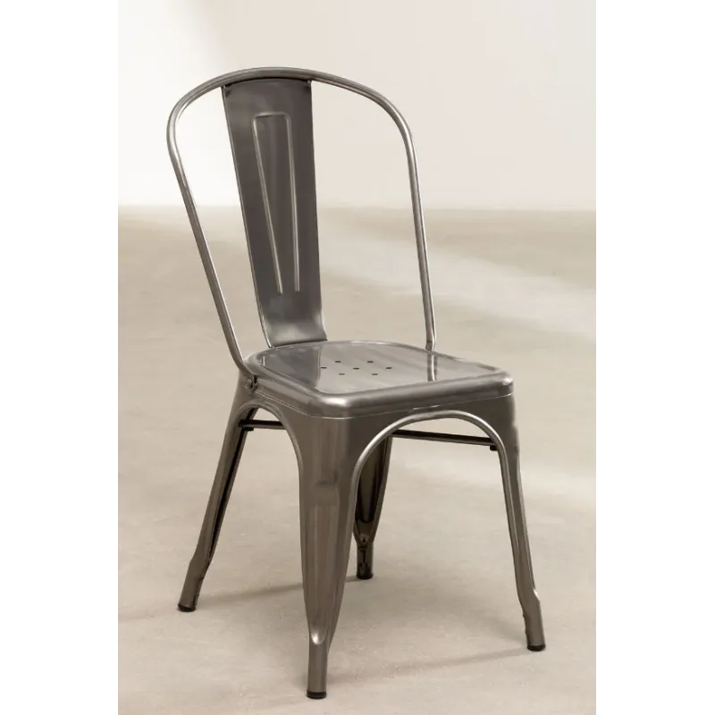 Chaise MIX metallise