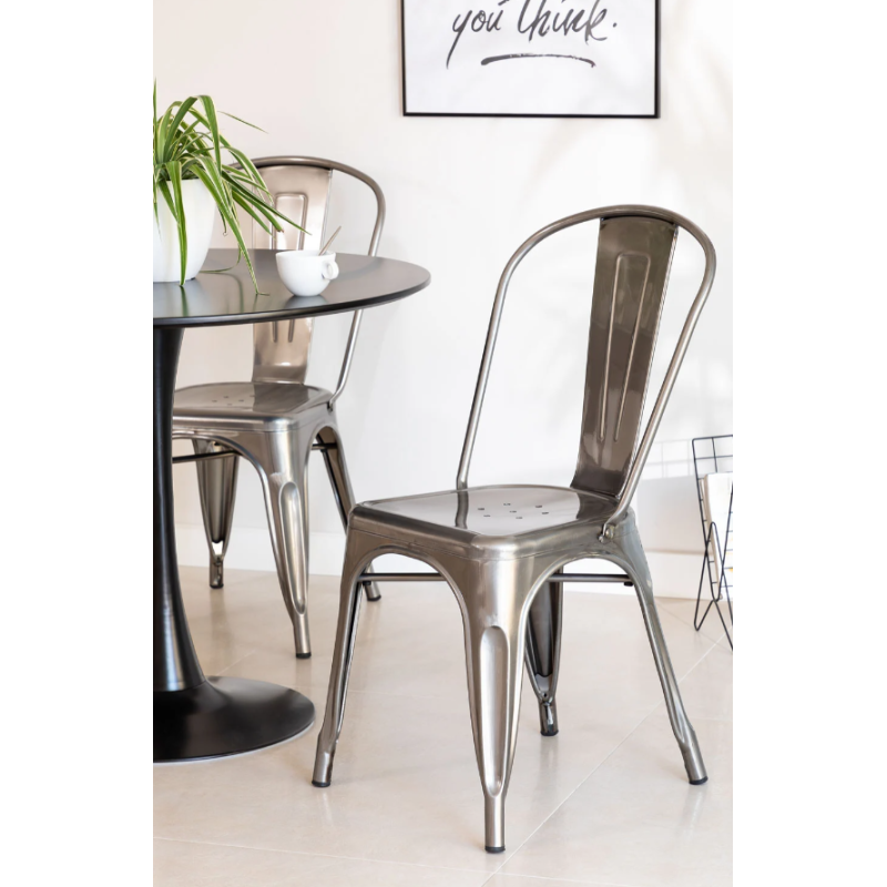 Chaise MIX metallise