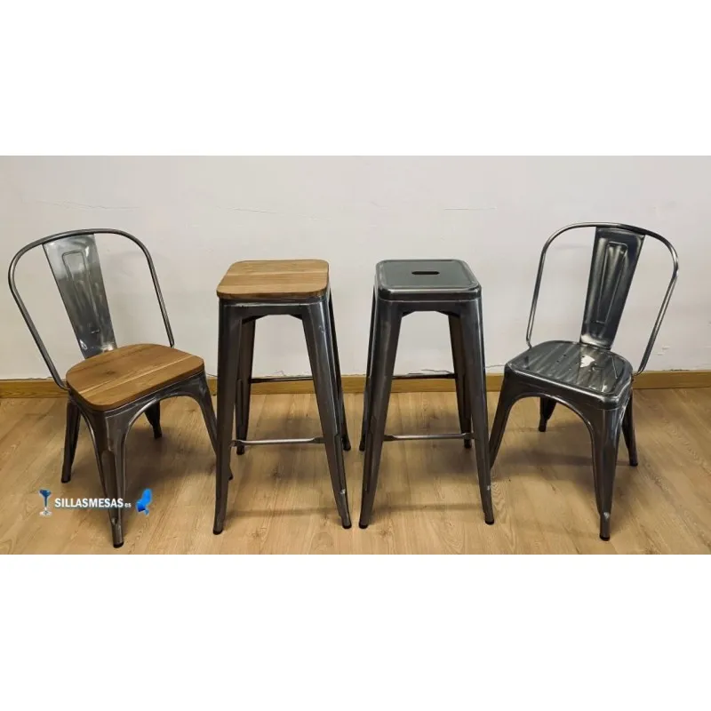 Chaise MIX metallise