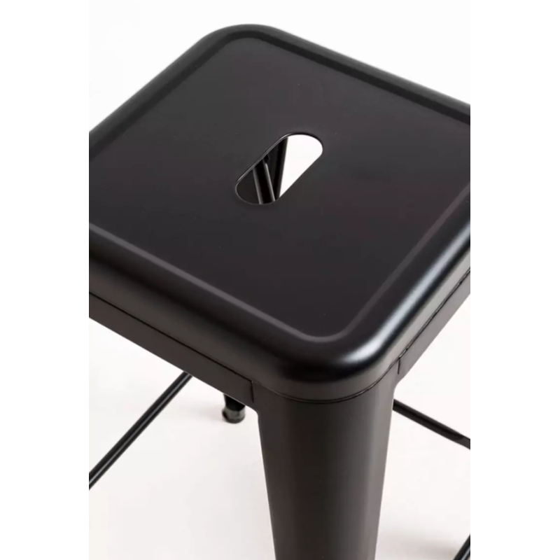 Tabouret MIX noir mat