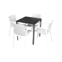 Conjointe 4 fauteuils BARA et 1 Table BAKO