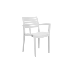 Ensemble fauteuils Santorini + table Vivo pour terrasse