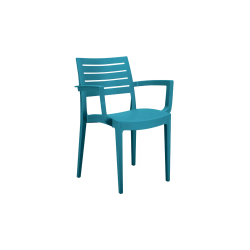 Ensemble fauteuils Santorini + table Vivo pour terrasse