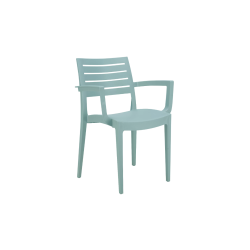 Ensemble fauteuils Santorini + table Vivo pour terrasse