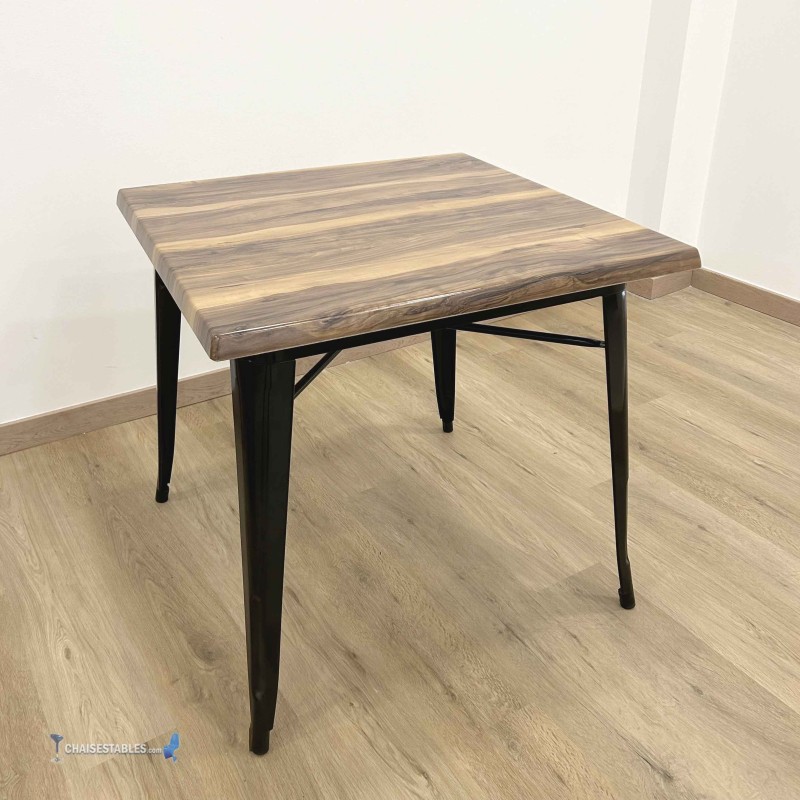 Table MIX EXTERIEUR pied noir