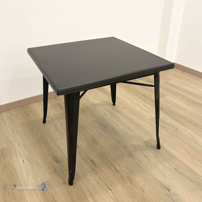 Table MIX EXTERIEUR pied noir