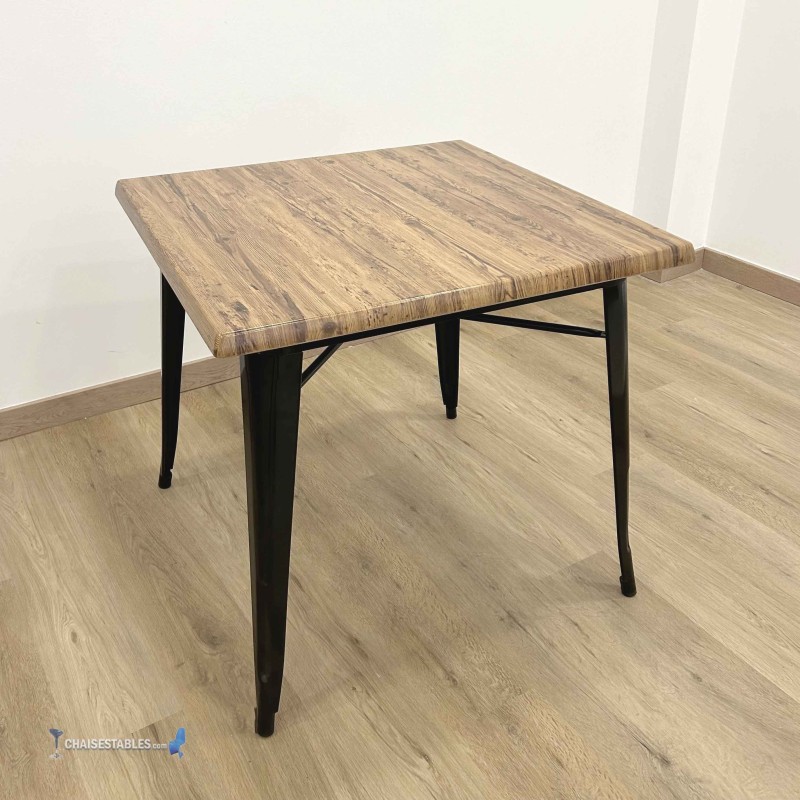 Table MIX EXTERIEUR pied noir