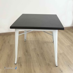 Table MIX EXTERIEUR pied blanc