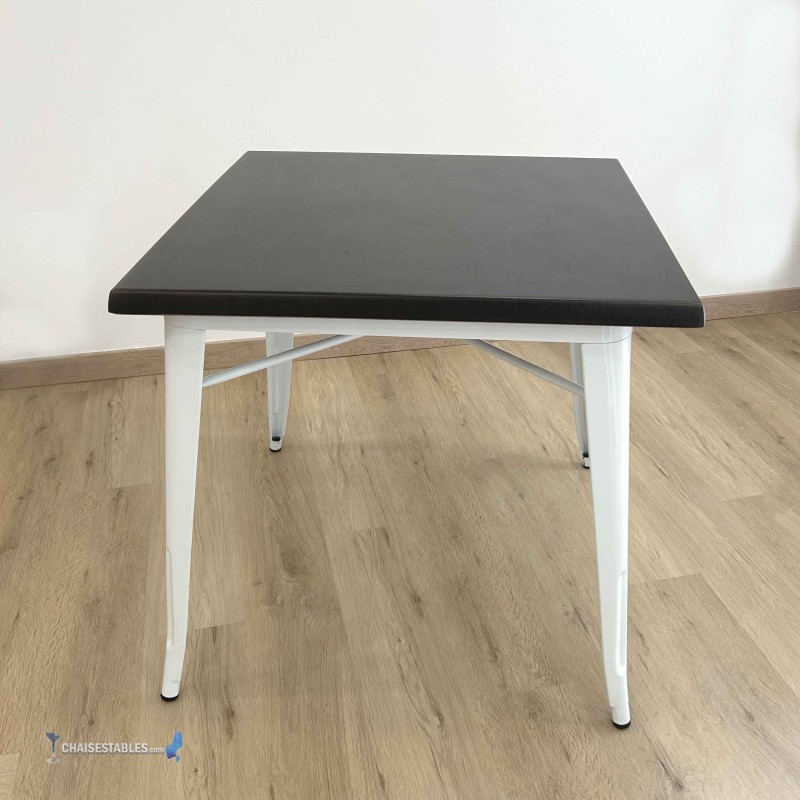Table MIX EXTERIEUR pied blanc